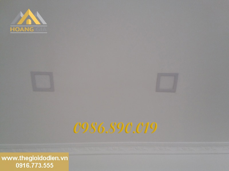 đèn led âm trần cho trần thạch cao