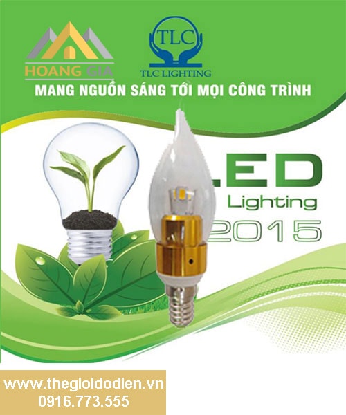 Đèn led nến 3w