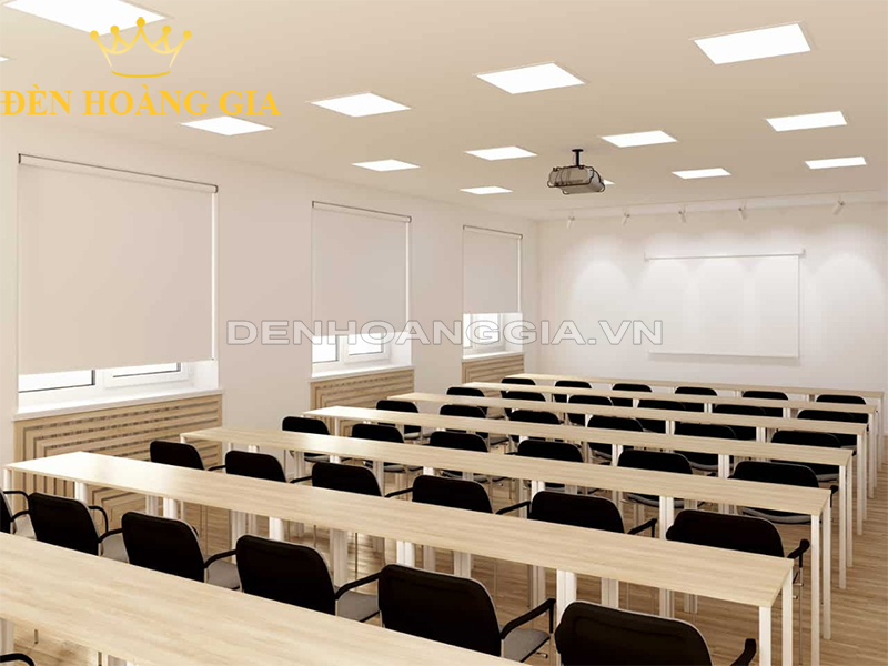 Độ rọi tiêu chuẩn phòng học là 300 lux