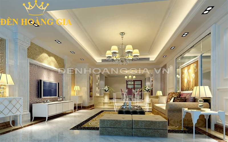 Phương thức chiếu sáng cục bộ giúp phòng khách trở nên nổi bật hơn