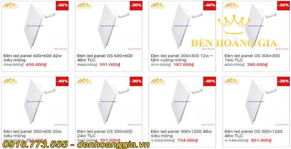 đèn led âm trần cho các nhà sách