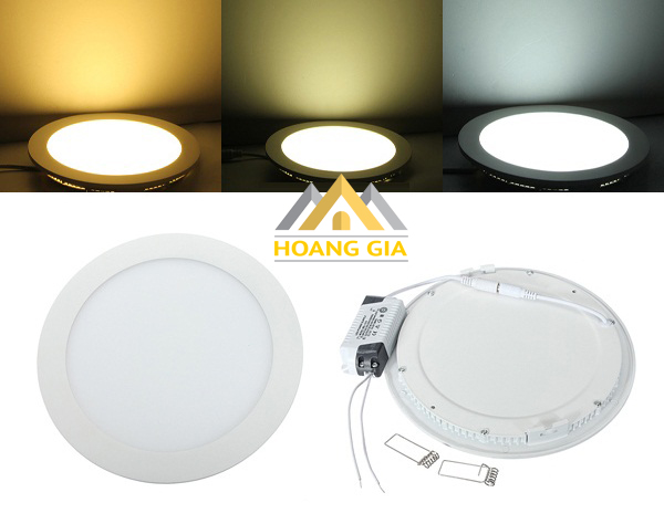 Đèn led âm trần 3 màu