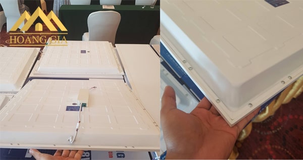 Mẫu đèn led Panel thả trần tấm hộp