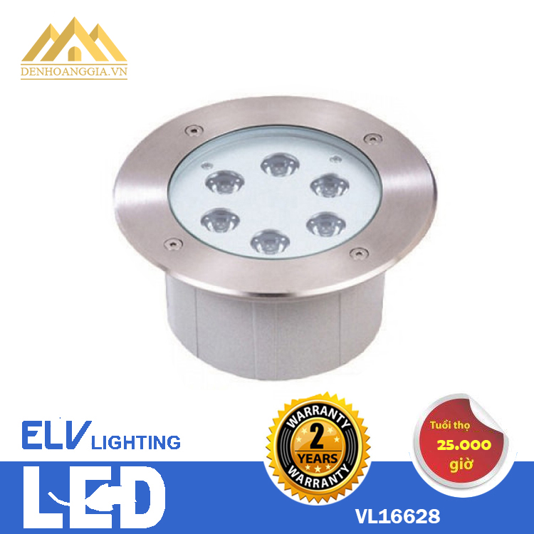 ĐÈN ÂM ĐẤT ÂM SÀN LED 6W ELV - VL 16628
