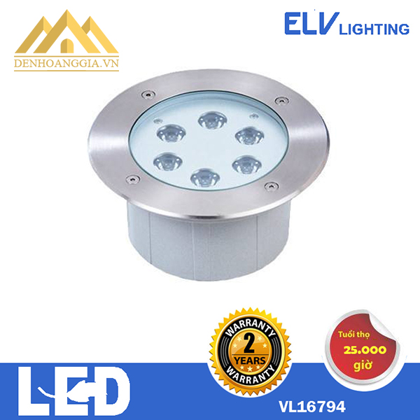 Đèn led âm nước ELV 6x3w VL 26794
