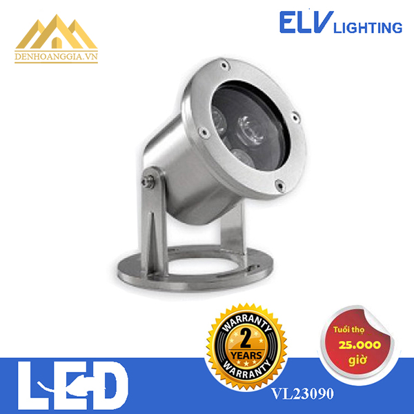Đèn led âm nước ELV 3x3w VL23090