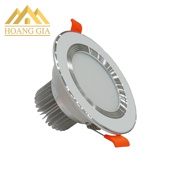 Giá đèn led âm trần đế dày viền trắng