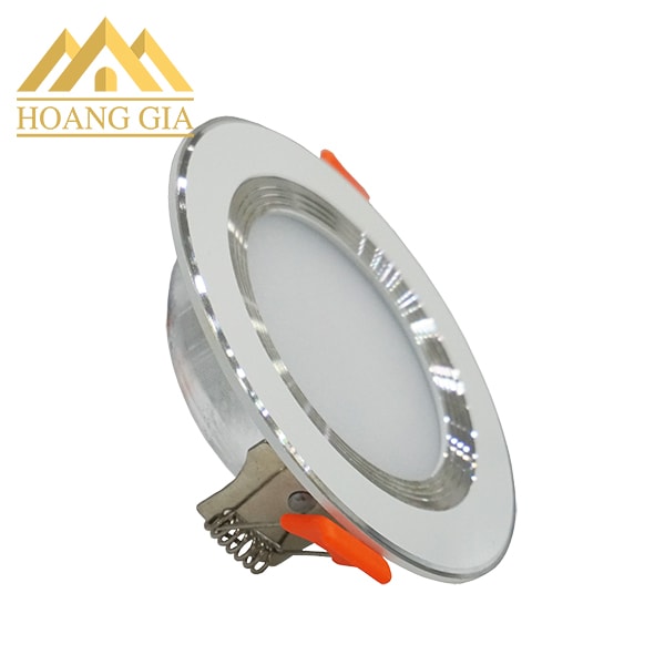 Giá đèn led âm trần đế mỏng viền trắng