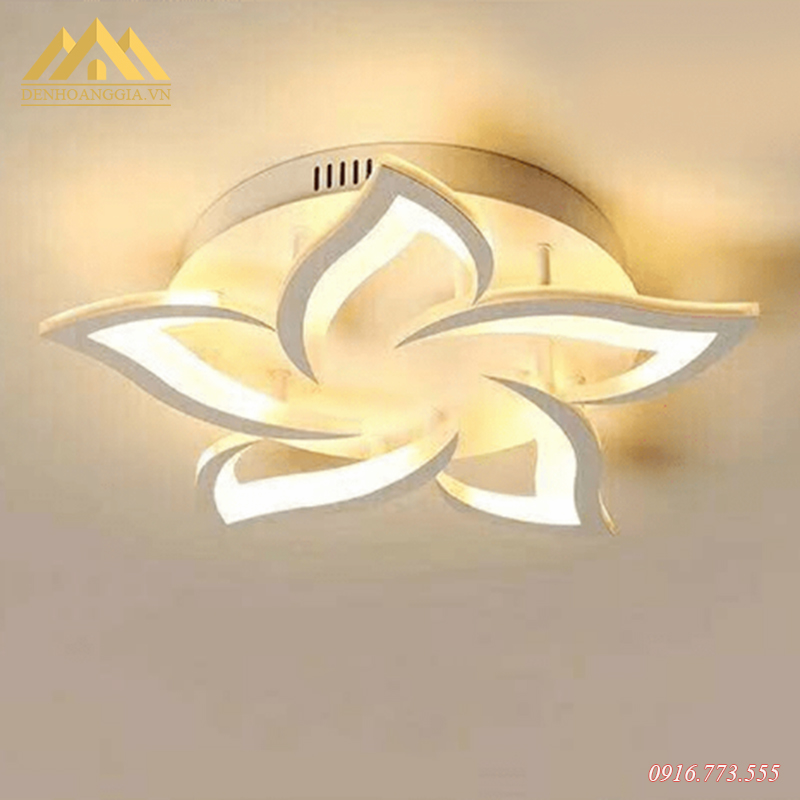 Đèn mâm Led mica 3 màu HGA-V26