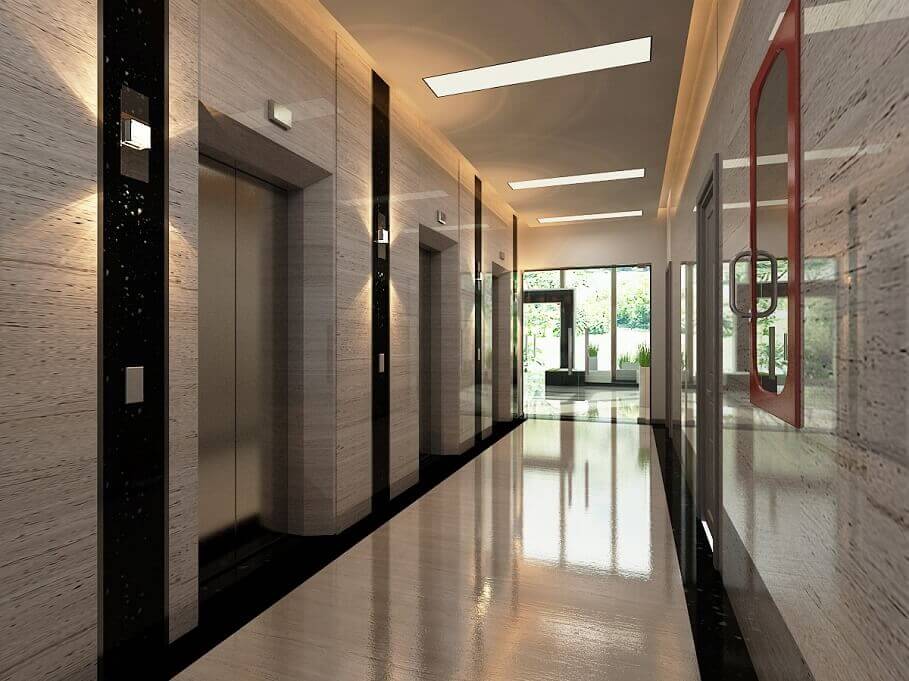 Đèn ốp trần hành lang kích thước lớn