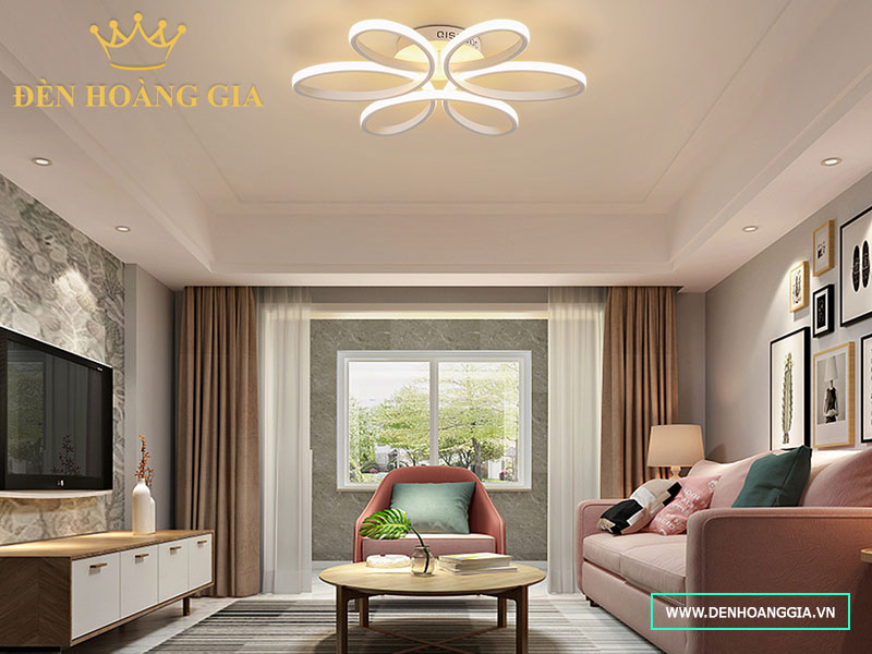 Đèn led ốp trần trang trí nhà ở chung cư