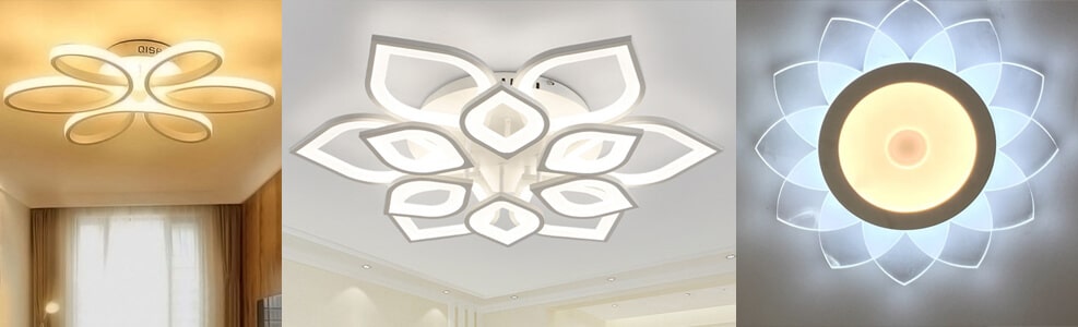 Đèn ốp trần phòng ngủ mica siêu đẹp