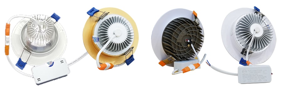  Tản nhiệt của đèn led âm trần
