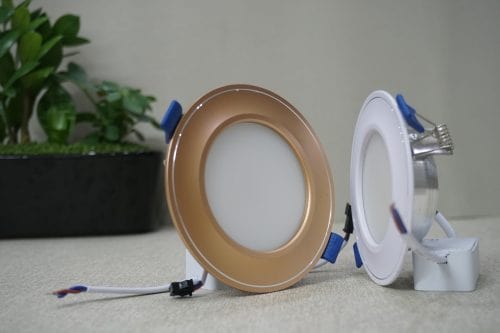Đèn led âm trần mặt cong đế mỏng TLC