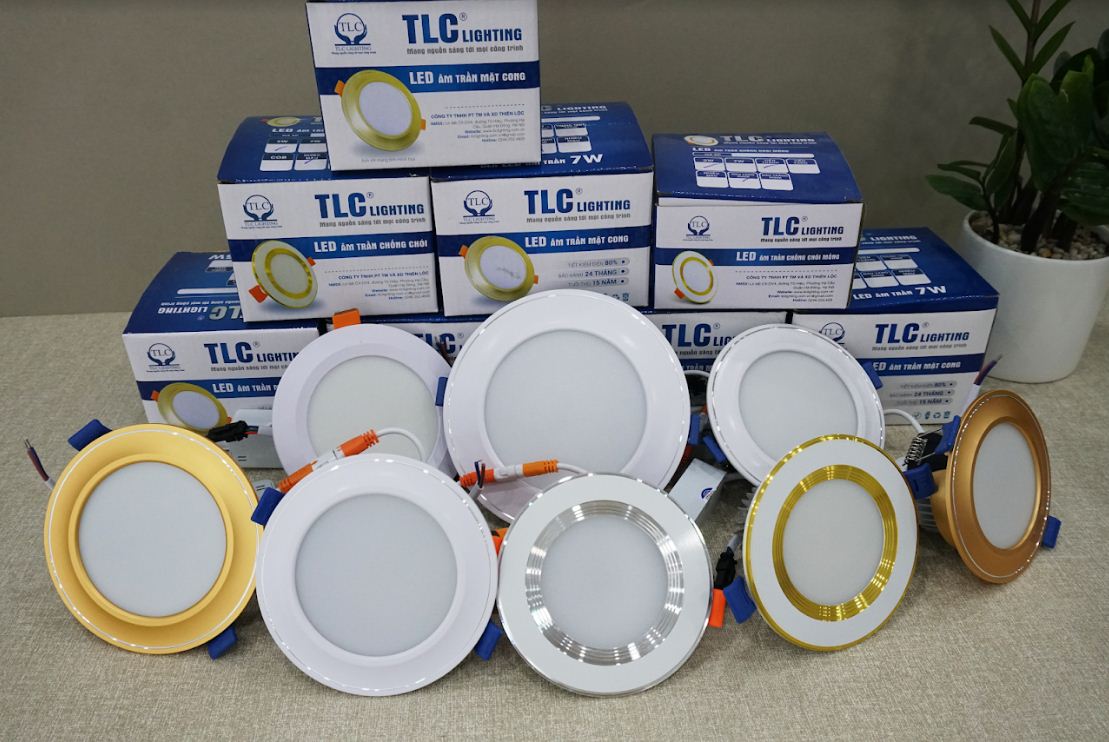 Các loại đèn led âm trần TLC Lighting Các loại đèn led âm trần TLC Lighting
