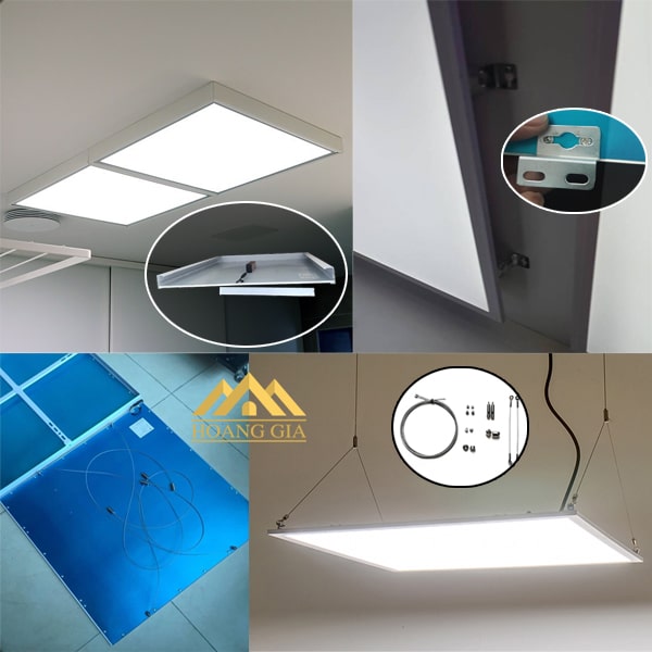Các cách lắp đèn led Panel cho trần bê tông