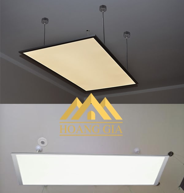 Cách lắp đèn led Panel thả trần dùng ti sắt Cách lắp đèn led Panel thả trần dùng ti sắt