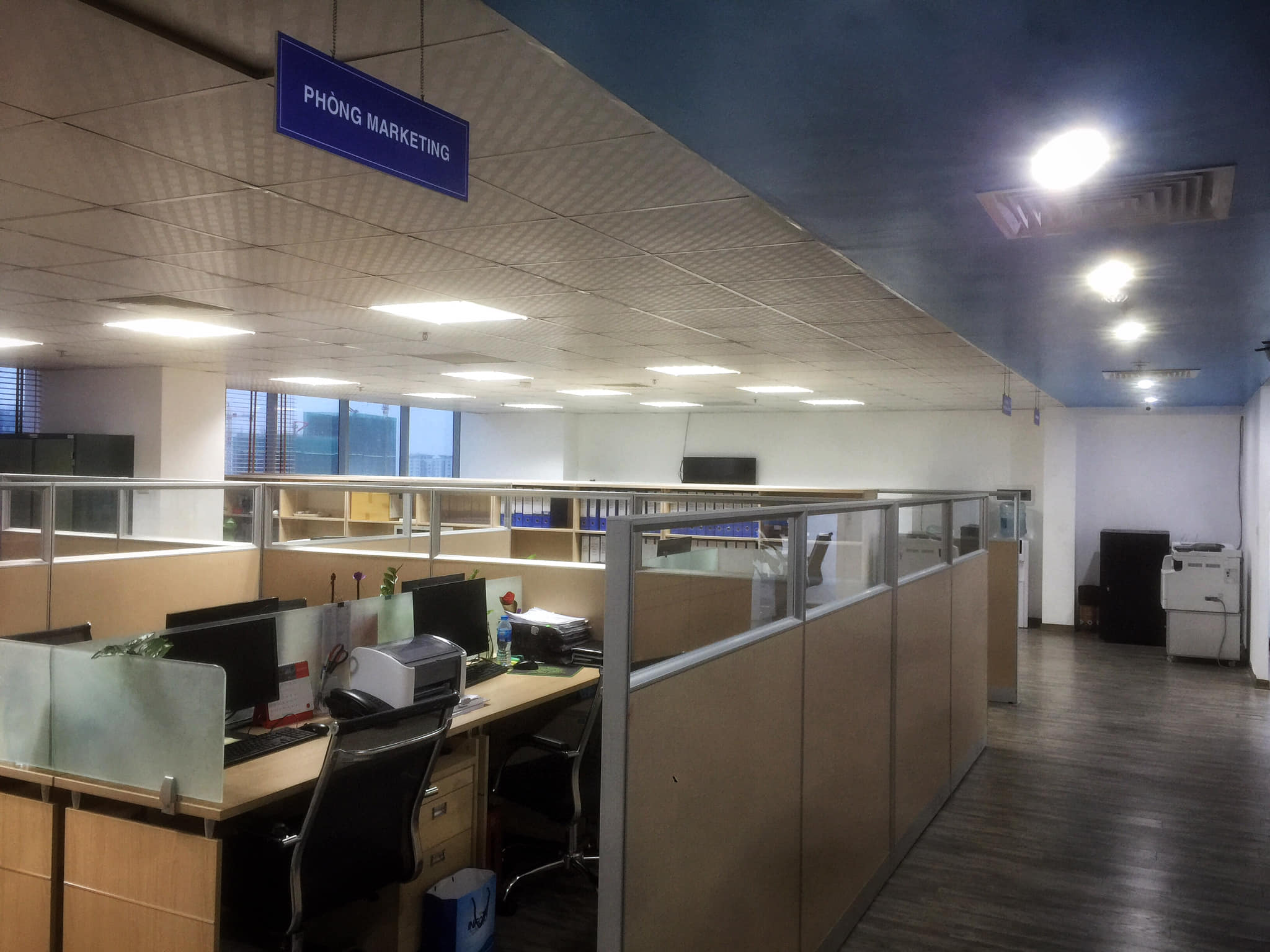 Đèn led Panel 600x600 được ứng dụng trong các văn phòng làm việc