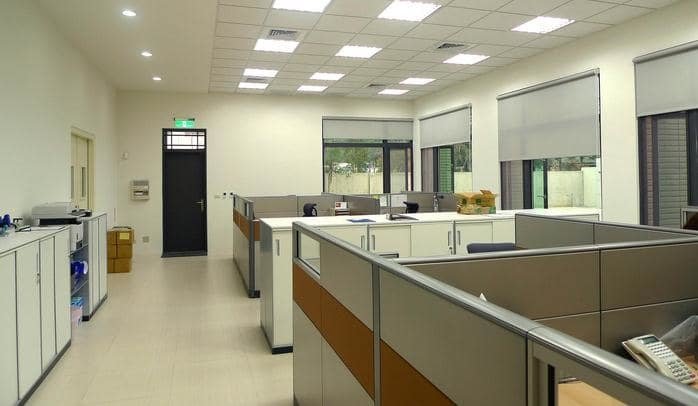 Bố trí đèn led Panel 600x600 cách nhau 1m2 Bố trí đèn led Panel 600x600 cách nhau 1m2