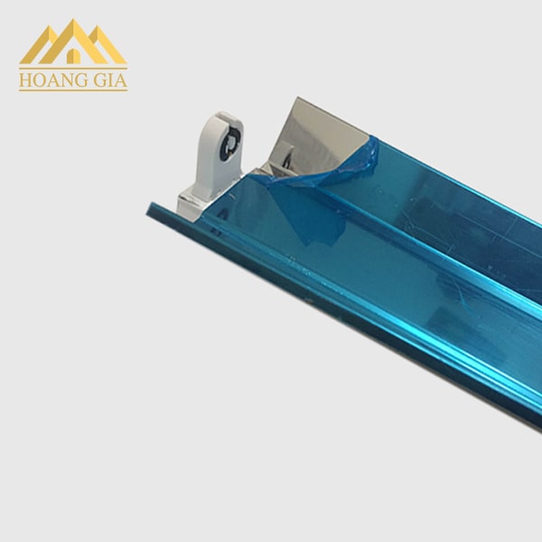 Máng đèn tuýp 1 bóng 1.2m chóa inox phản quang