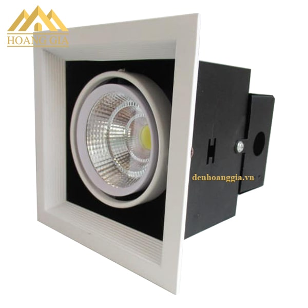 Đèn led âm trần vuông hộp mặt lõm
