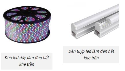 Đèn hắt trần thạch cao