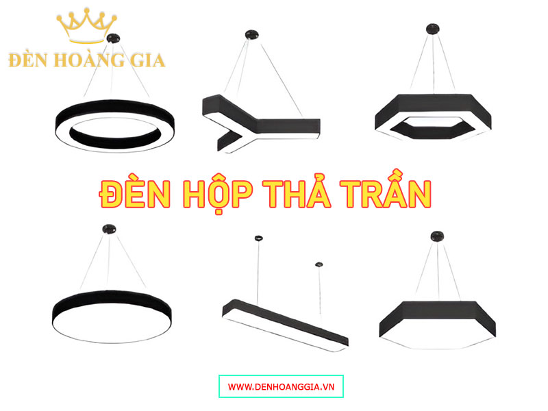 Đèn hộp thả trần đa dạng mẫu mã