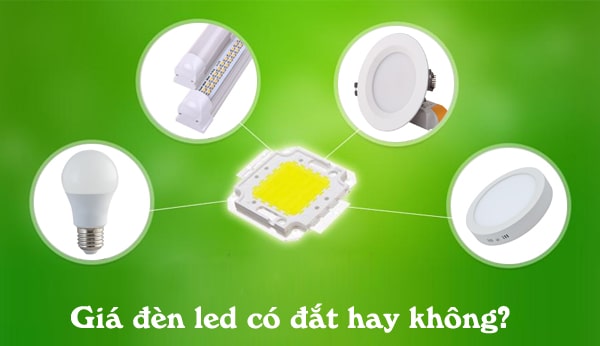 Giá đèn led có đắt hay không?