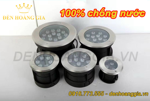 Đèn âm sàn, âm tường chống nước 100%