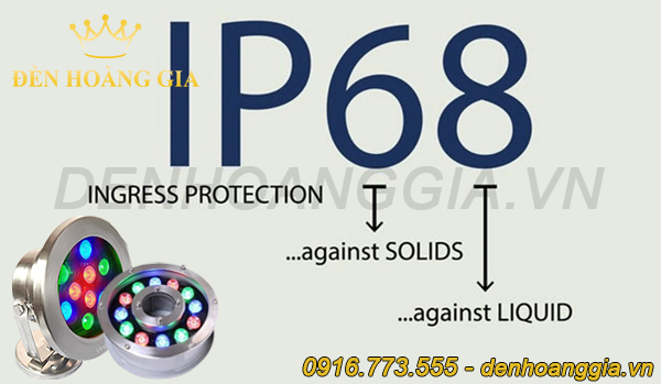 Tiêu chuẩn chống nước IP68 của đèn âm nước