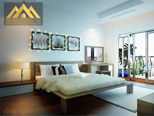 Trang trí khung tranh với đèn led dây