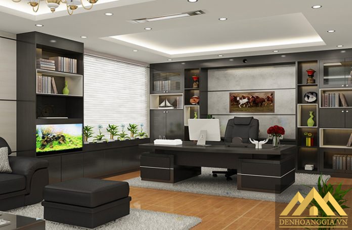 Văn phòng giám đốc sang trọng hơn với đèn led downlight