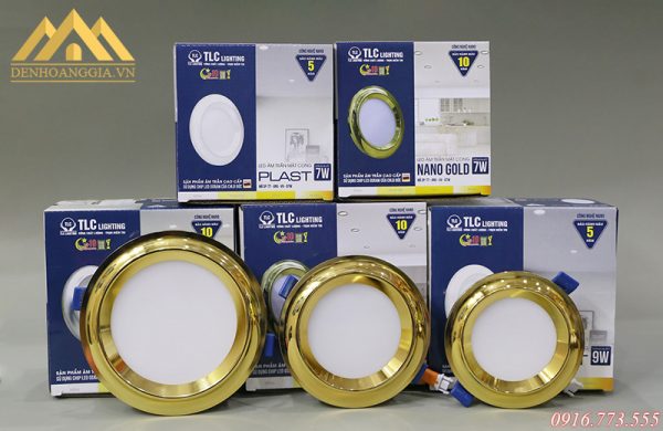 Công suất đèn led âm trần mặt cong Nano Công suất đèn led âm trần mặt cong Nano