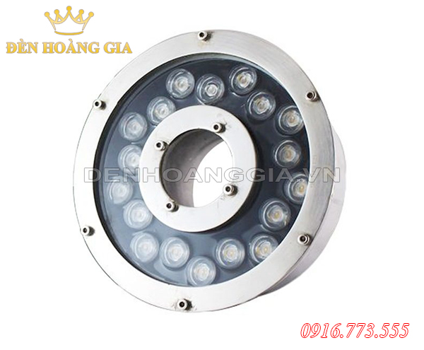 Hình ảnh công suất đèn led dưới nước 18w dạng
