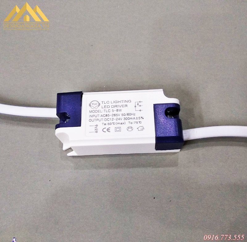 Bộ nguồn đèn led âm trần mặt cong Nano Plast