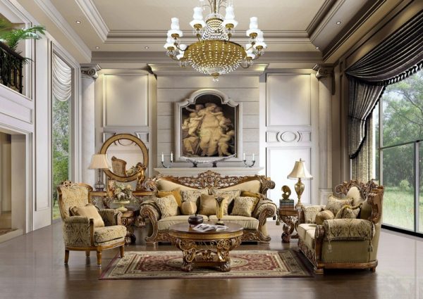 Mẫu phòng khách cổ điển số 8
