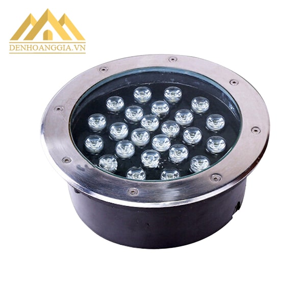 Kiểu dáng đèn led âm đất, âm sàn hình tròn rất tinh tế Kiểu dáng đèn led âm đất, âm sàn hình tròn rất tinh tế