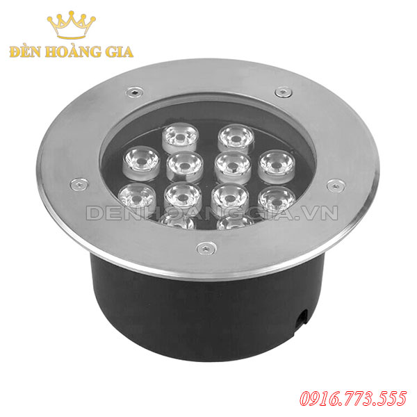Đèn led âm đất 12w tròn