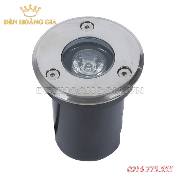Đèn led âm đất 1w tròn