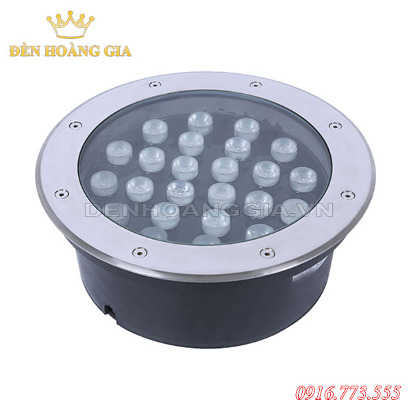 Đèn led âm đất 24w tròn