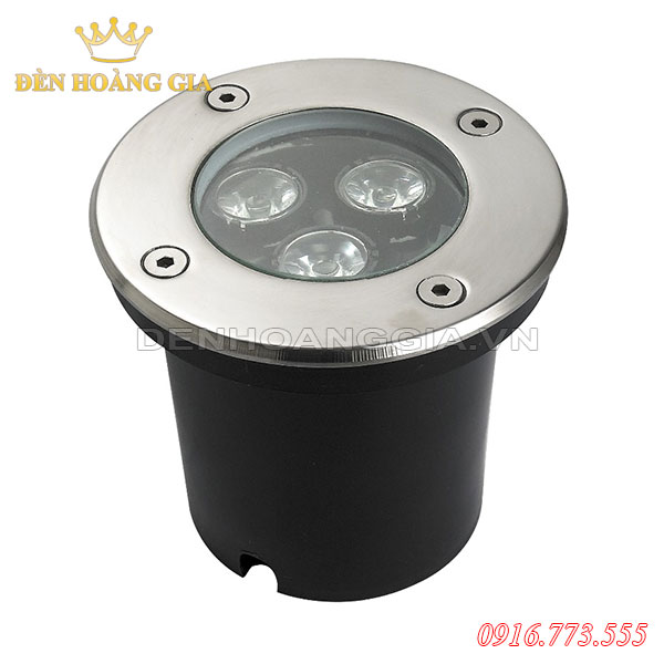 Đèn led âm đất 3w tròn