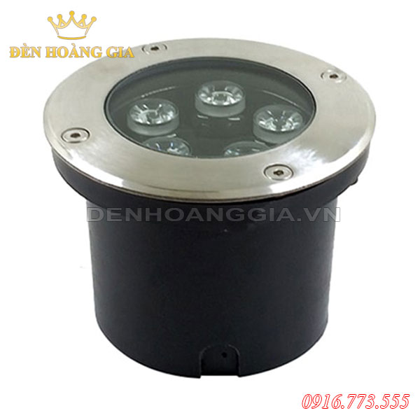 Đèn led âm đất 5w tròn