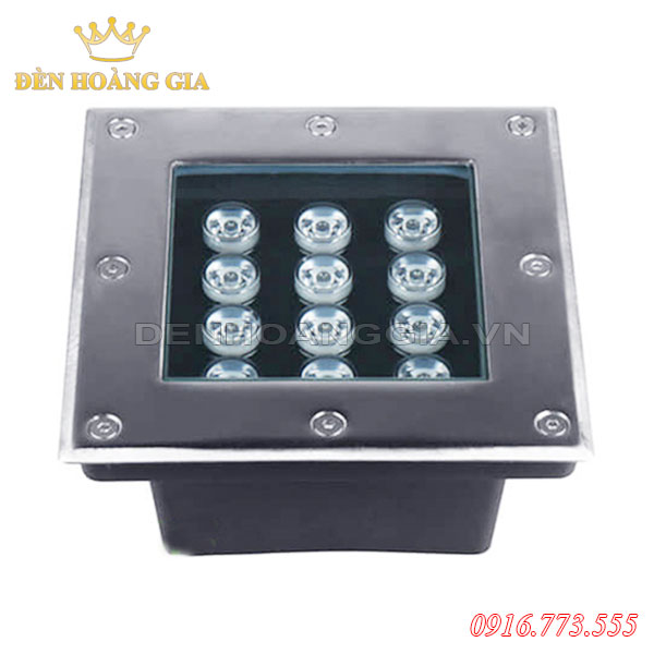 Đèn led âm đất 12w vuông