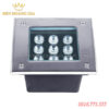 Đèn led âm đất 9w vuông