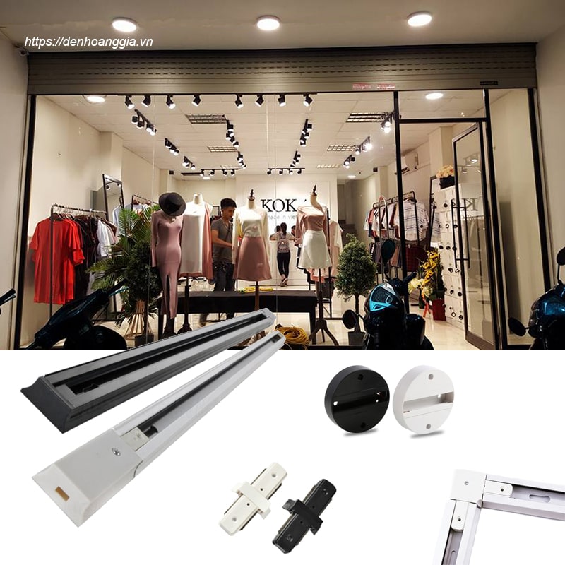 Phụ kiện đèn led rọi ray