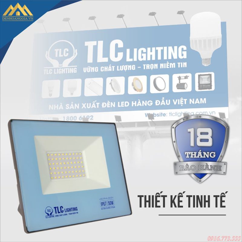 Mặt đèn led pha AEON thiết kế thọn gọn, tinh tế