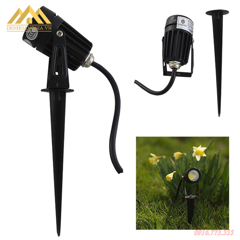 Đèn led cắm cỏ COB 7W