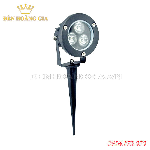 Đèn led cắm cỏ 3w (full option)