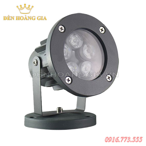 Đèn led chiếu cây hắt tường ngoài trời 5w