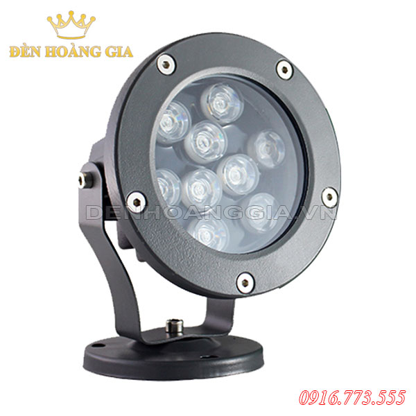 Đèn led chiếu cây hắt tường ngoài trời 9w